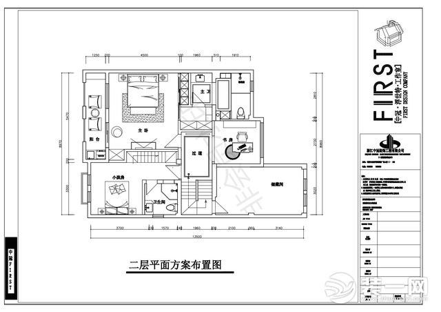 【湖州中冠装饰】光明御品户型案例